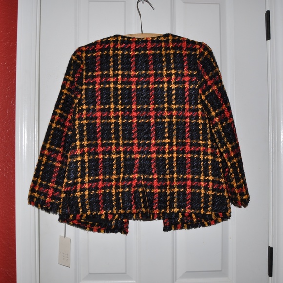 NEW A New Day Cropped Tweed Jacket Blazer NWOT C6 - Picture 6 of 7